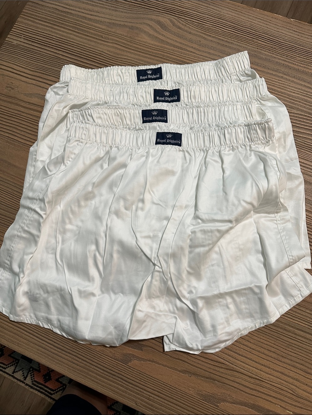 Royal Highnies White Boxer Shorts Lot of 4 Men’s Size 38 New - Picture 2 of 8